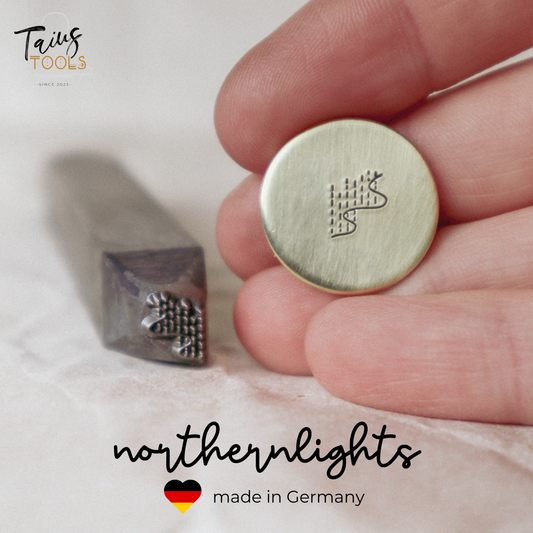 Nordlichter 6x7mm Taius Tools Metallstempel - made in Germany