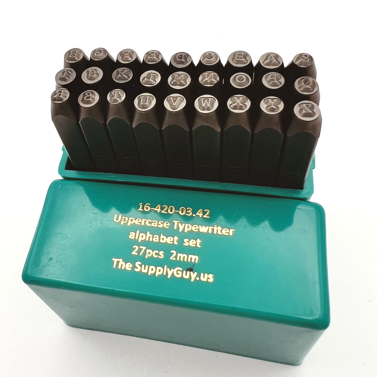 Gebrauchtes Typewriter 2mm Metallstempel Set von TheSuppyGuy